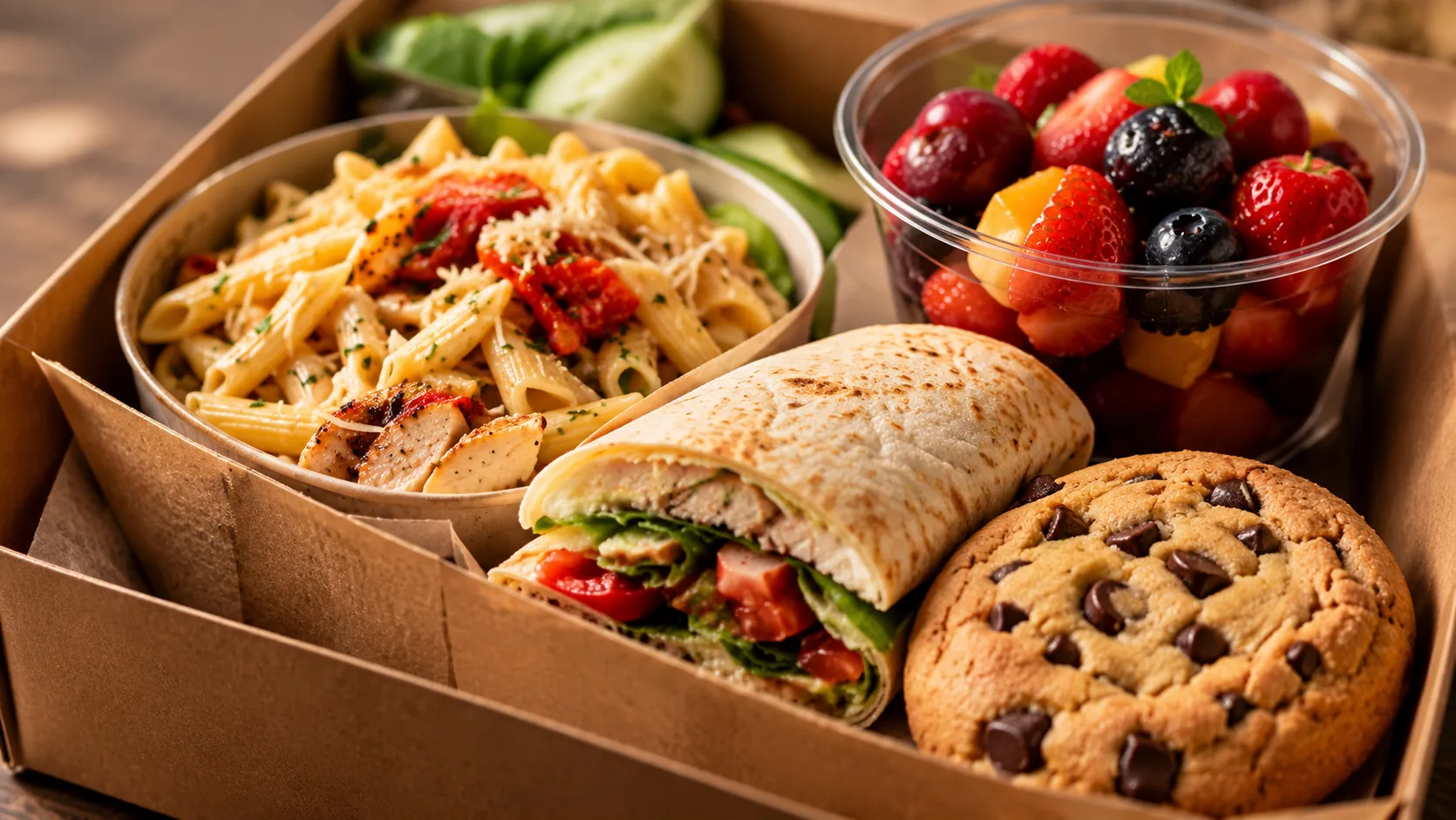 Executive boxed lunch