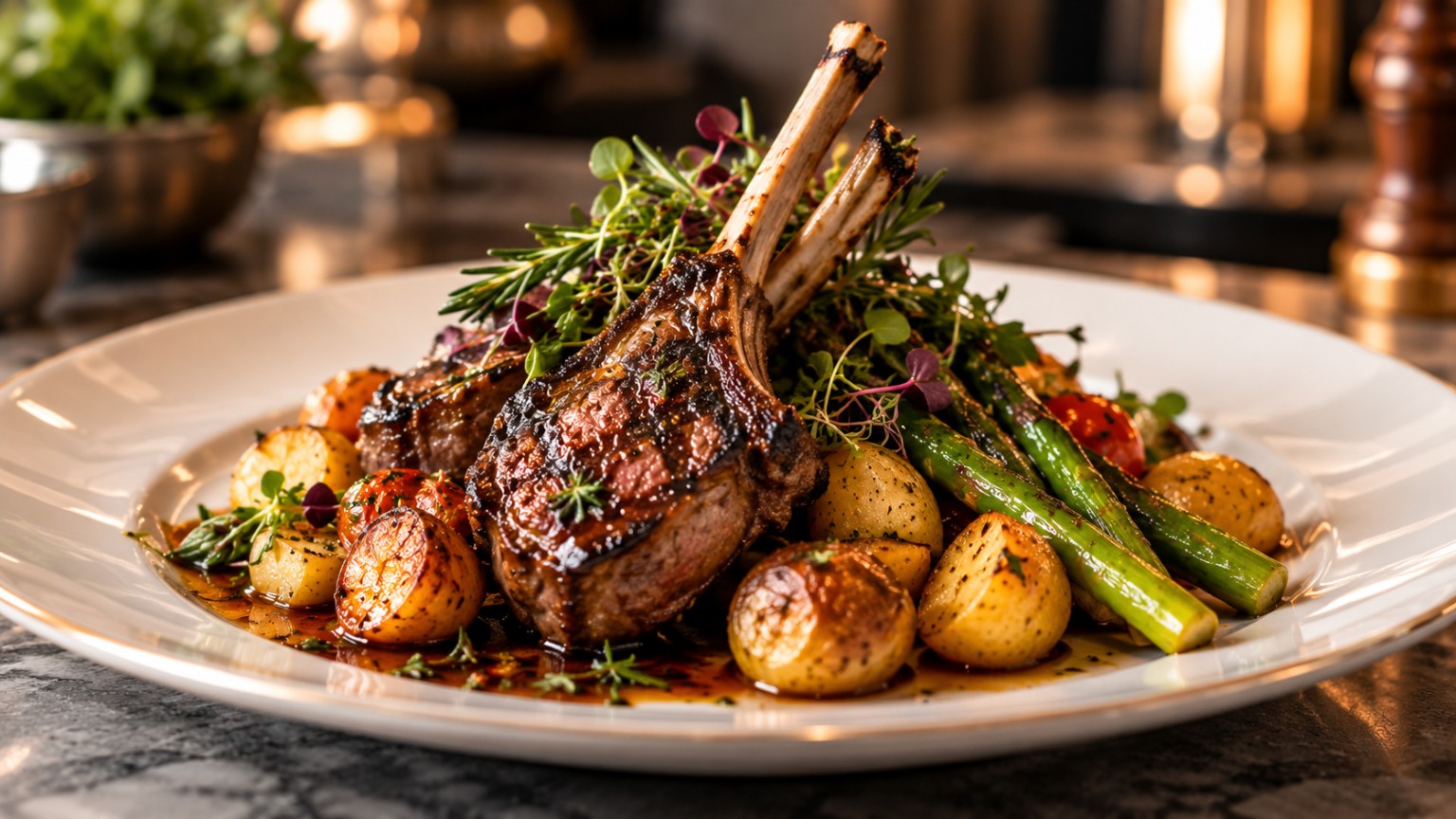 Lamb dinner